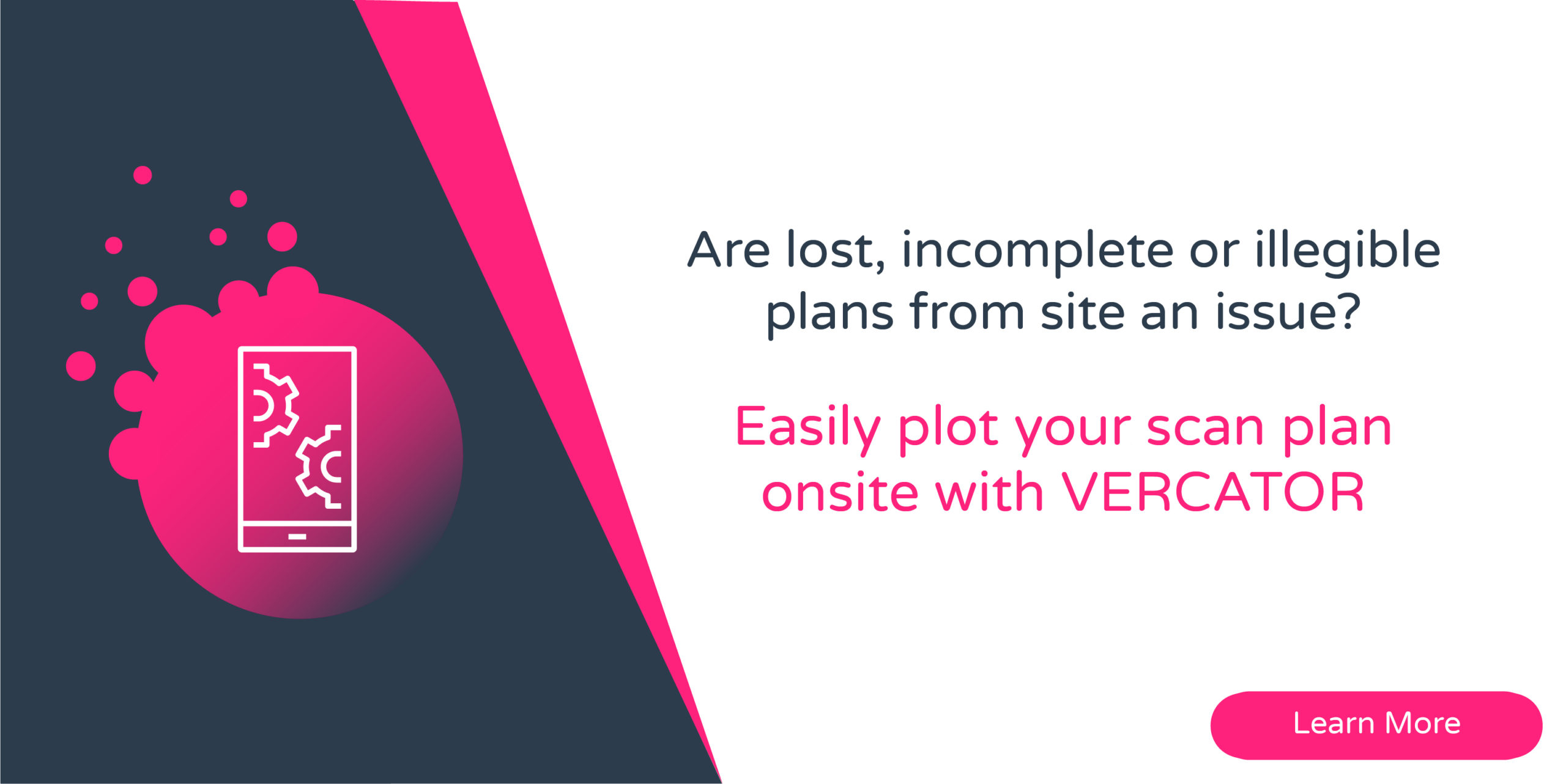 Easily plot your scan plan onsite with VERCATOR